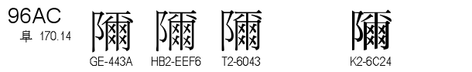 U+96AC